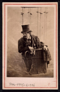Autoportrait dans une nacelle, Nadar ,1860 1865