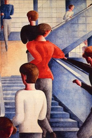 Oskar Schlemmer,Escalier du bauhaus,1932,